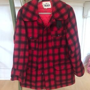 Vintage Plaid Woolrich Coat